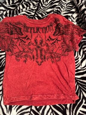 Affliction Cropped shirt